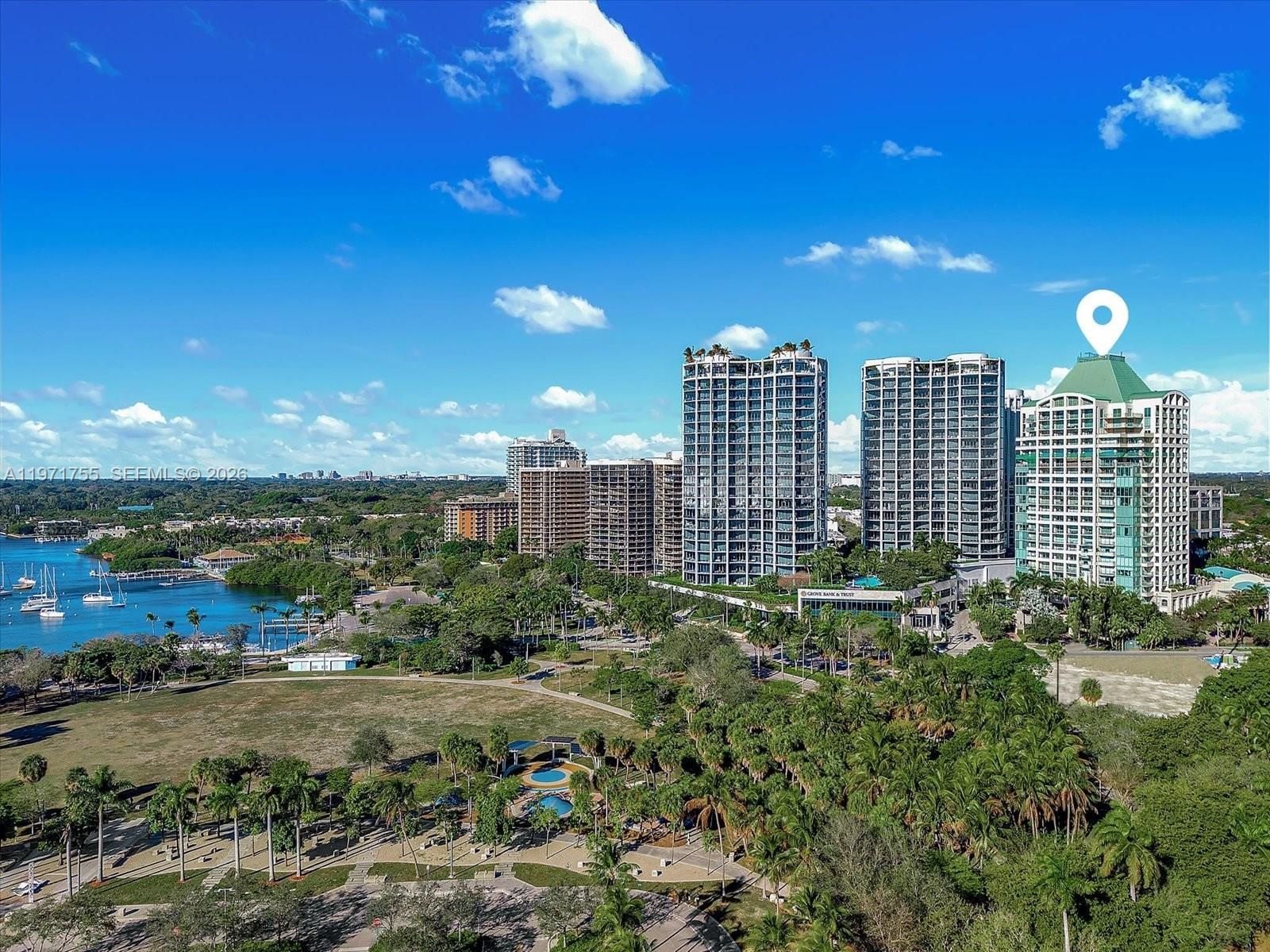 Real estate property located at 3400 27th Ave #1601, Miami-dade, The Tower Residences Cond, Miami, FL