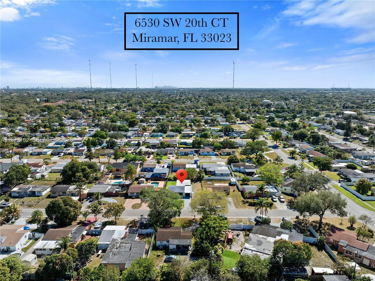 Real estate property located at 6530 20th Ct, Broward, Welwyn Park, Miramar, FL