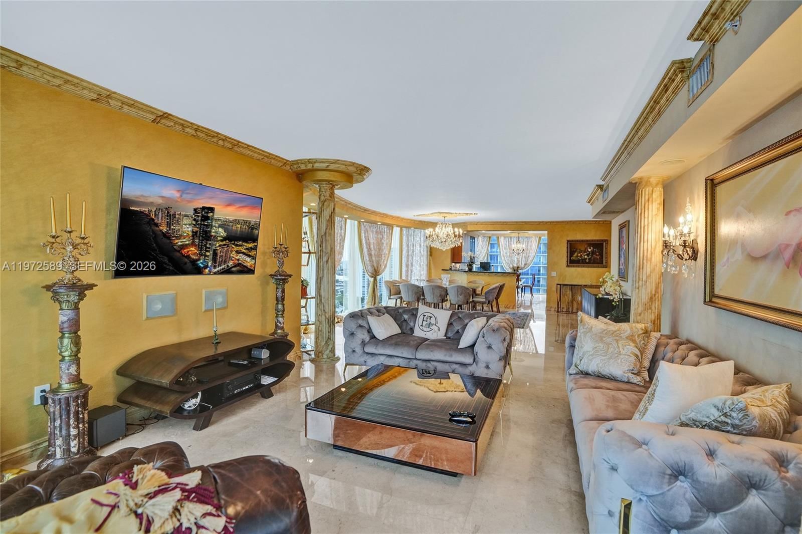 Real estate property located at 17555 Collins Ave #1701, Miami-dade, The Pinnacle Condo, Sunny Isles Beach, FL