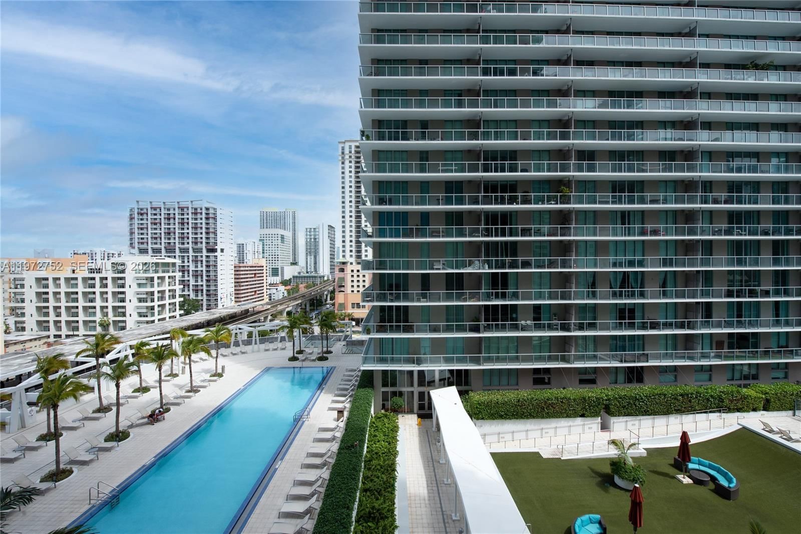Real estate property located at 79 12th St #1105-S, Miami-dade, The Axis On Brickell Cond, Miami, FL