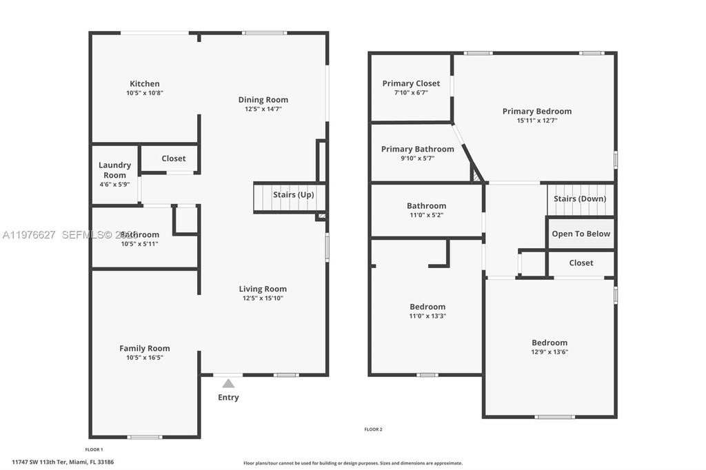 Real estate property located at 11747 113th Ter, Miami-dade, Towngate South Sec 1, Miami, FL