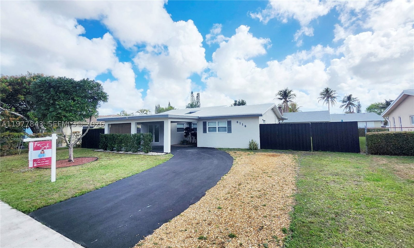 Real estate property located at 8116 72nd Ave, Broward, Sunflower First Add, Tamarac, FL