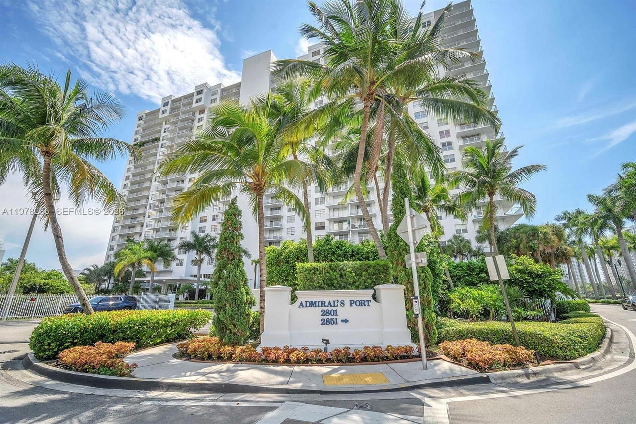 Real estate property located at 2801 183rd St #1108W, Miami-dade, Admirals Port Condo-east, Aventura, FL