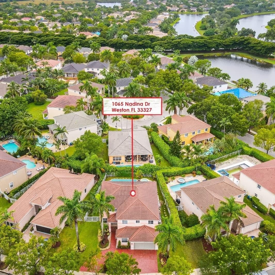 Real estate property located at 1065 Nandina, Broward, Sector 2-parcels 12 13 14, Weston, FL