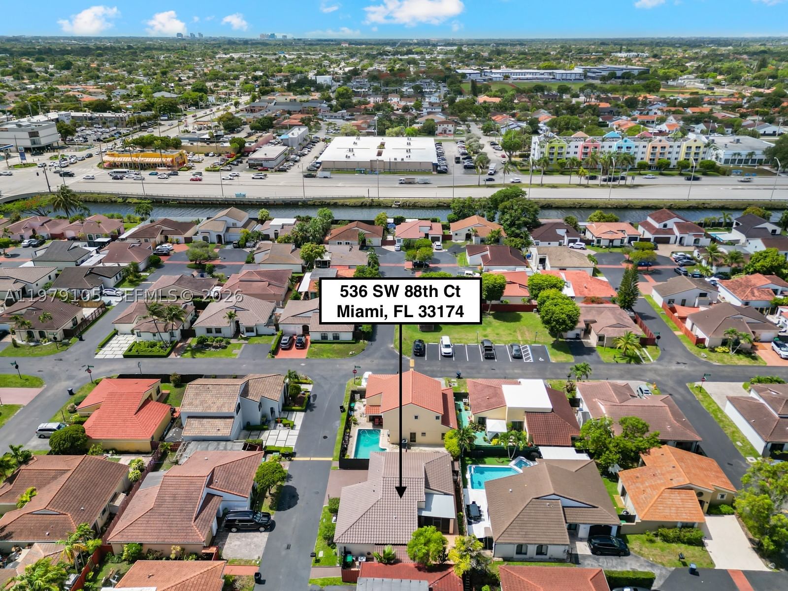 Real estate property located at 536 88th Ct, Miami-dade, Poinciana Pointe Phase 2, Miami, FL