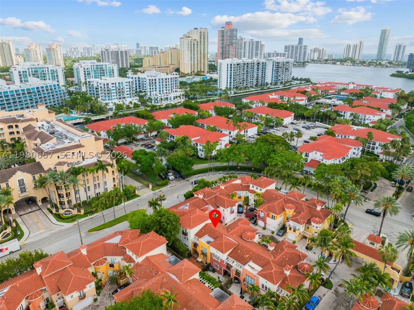 Real estate property located at 18450 30th place, Miami-dade, Aventura Bay Townhomes Co, Aventura, FL