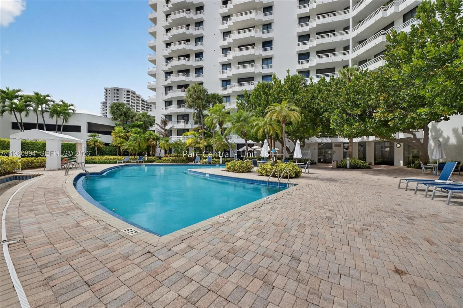 Real estate property located at 3300 192nd St #1611, Miami-dade, Parc Central Aventura Eas, Aventura, FL