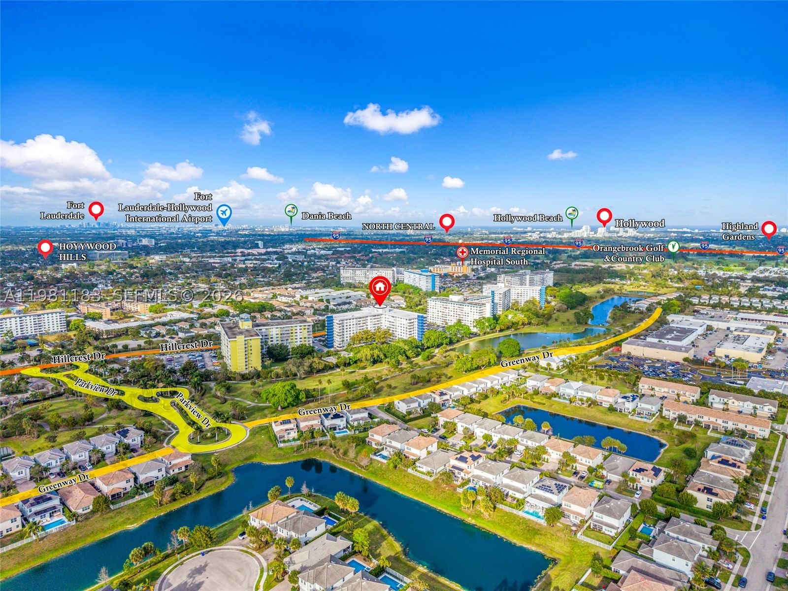 Real estate property located at 4350 Hillcrest Dr #200, Broward, Hillcrest East No 22 Cond, Hollywood, FL