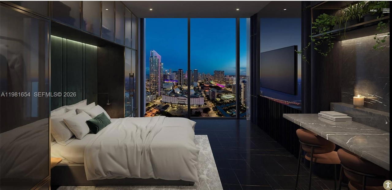 Real estate property located at 20 11th St #2606B, Miami-dade, Eleven Hotel And Residence, Miami, FL
