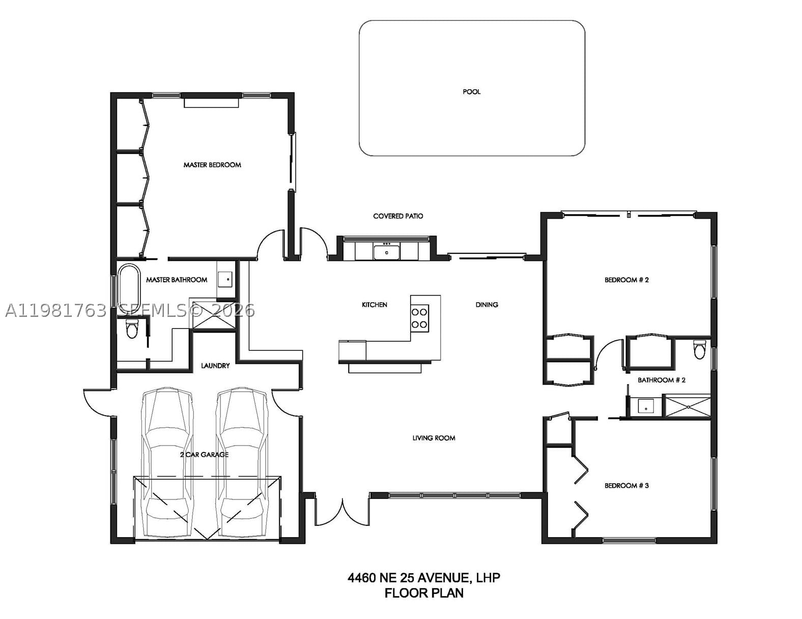 Real estate property located at 4460 25th Ave, Broward, Venetian Isles 3rd Sec, Lighthouse Point, FL