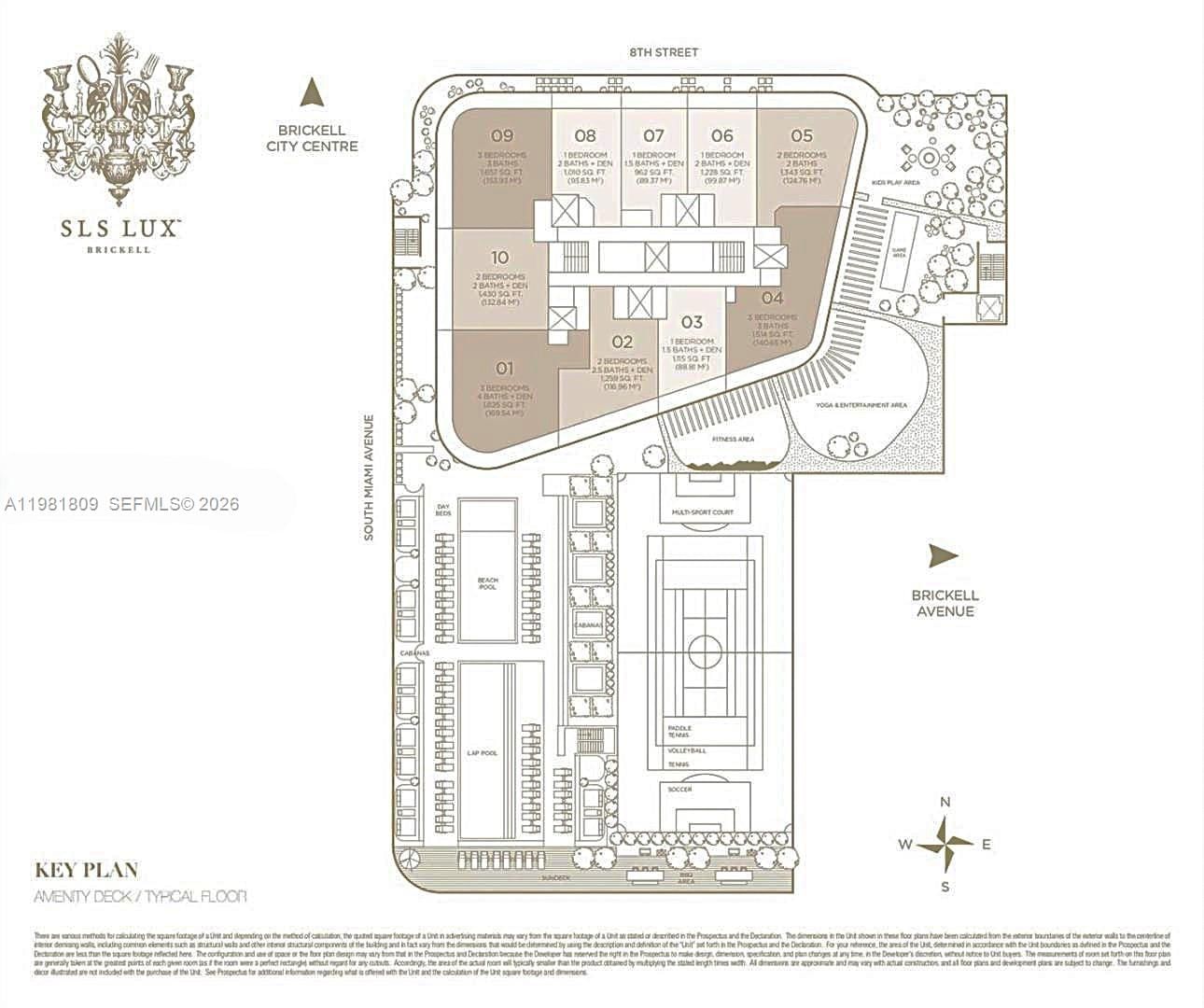 Real estate property located at 801 Miami Ave #1203, Miami-dade, 801 Sma Residences Condo, Miami, FL