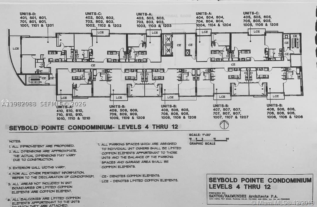 Real estate property located at 816 11th St #801, Miami-dade, Seybold Pointe Condo, Miami, FL