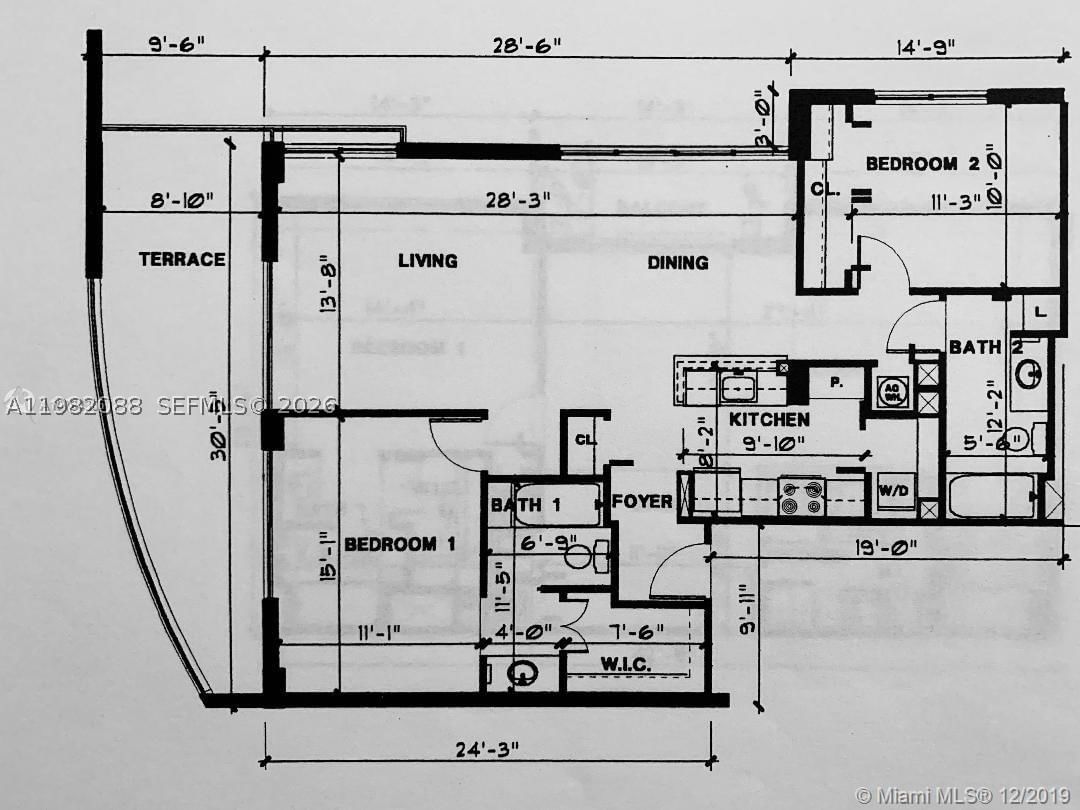 Real estate property located at 816 11th St #801, Miami-dade, Seybold Pointe Condo, Miami, FL
