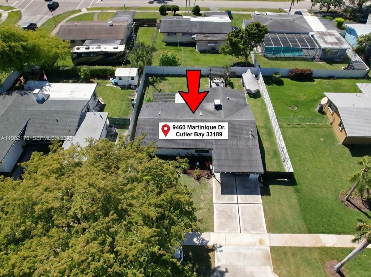 Real estate property located at 9460 Martinique Dr, Miami-dade, Cutler Ridge Sec 3, Cutler Bay, FL