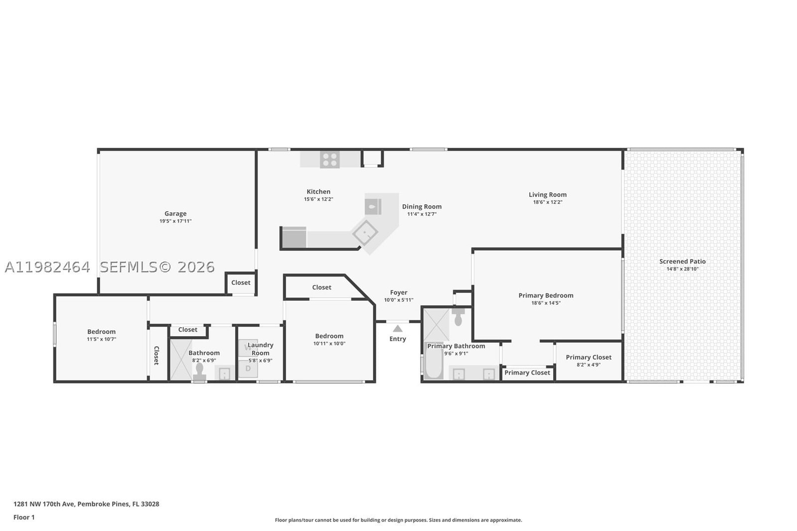 Real estate property located at 1281 170th Ave, Broward, Pembroke Isles, Pembroke Pines, FL