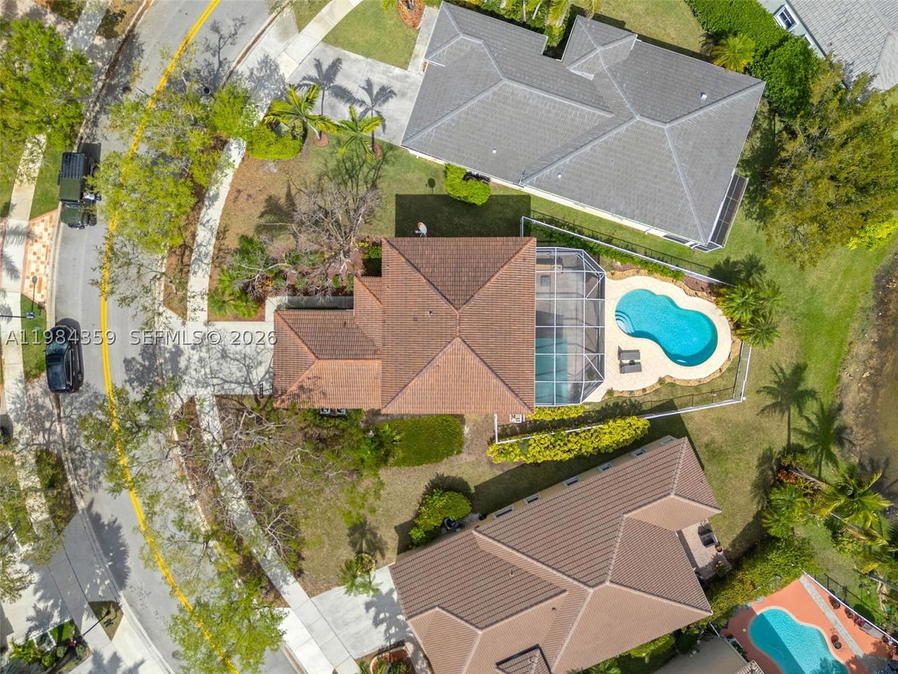 Real estate property located at 627 Willow Bend Rd, Broward, Sector 3 - Parcels H I J, Weston, FL