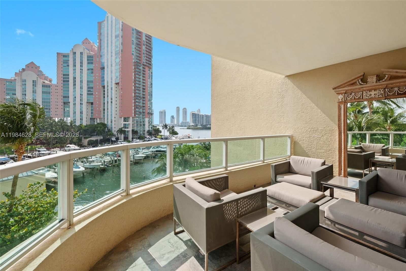 Real estate property located at 3340 190th St #504, Miami-dade, Aventura Marina Condo Num, Aventura, FL