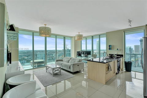 Real estate property located at 79 12th St #3412-S, Miami-dade, The Axis On Brickell Cond, Miami, FL