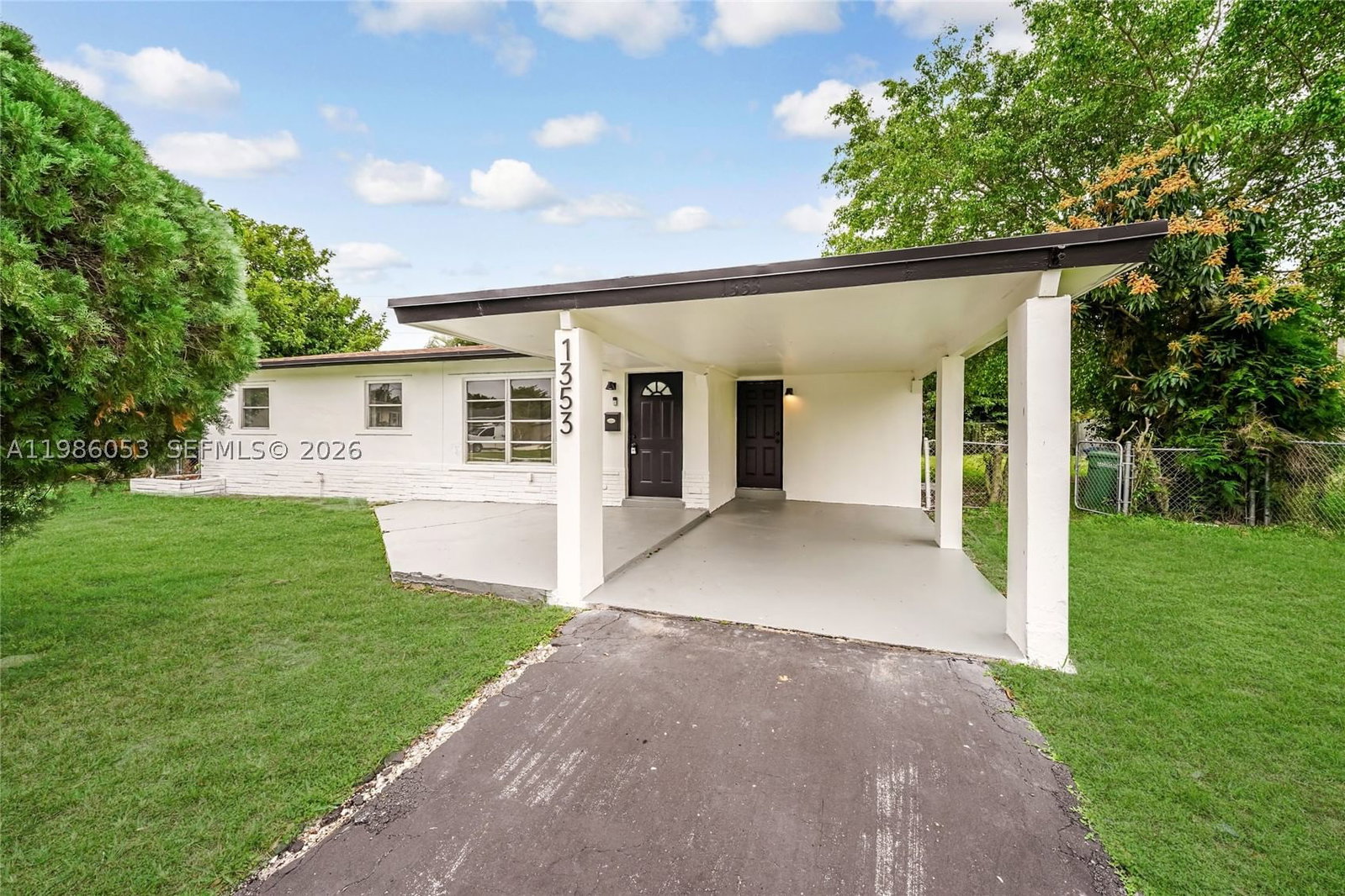 Real estate property located at 1353 62nd Way, Broward, Margate 5th Add-amd Plat, Margate, FL