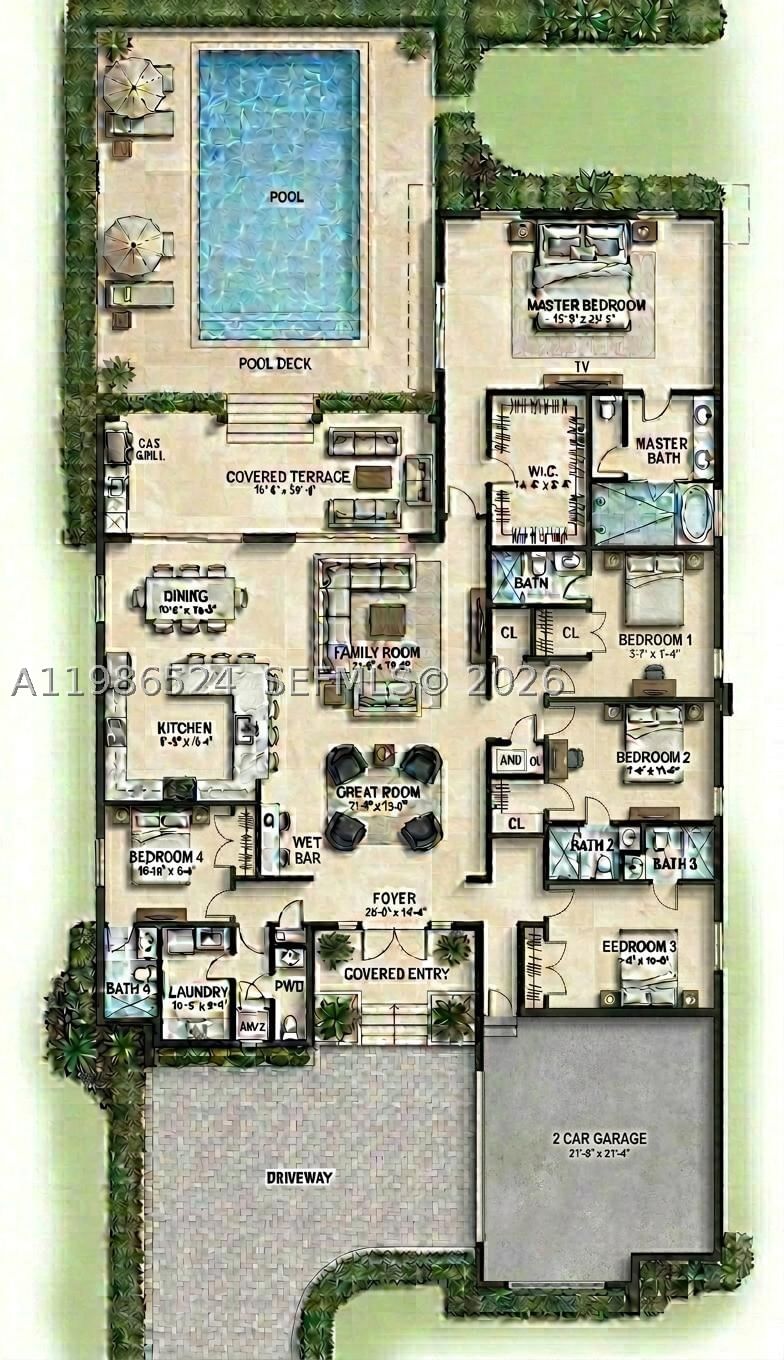 Real estate property located at 2161 124th St, Miami-dade, Aviation Country Club 1st, North Miami, FL
