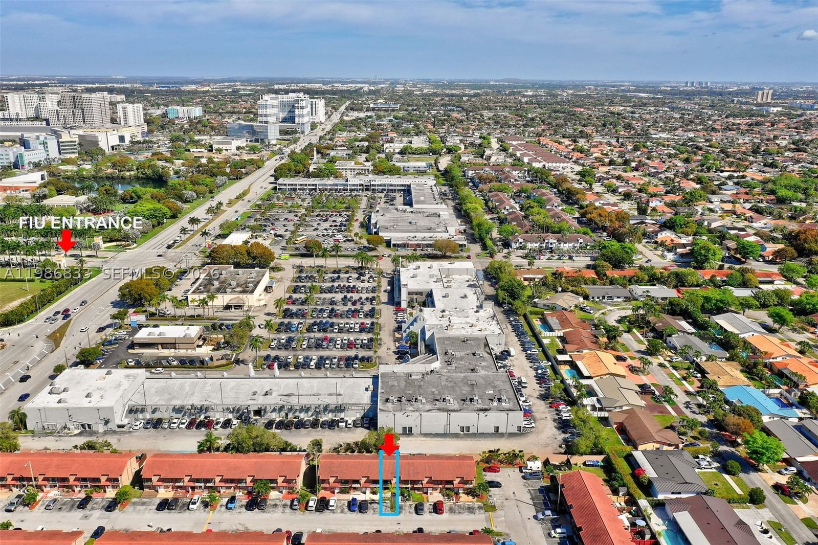 Real estate property located at 1809 107th Ave #2705, Miami-dade, Villas University Square, Miami, FL
