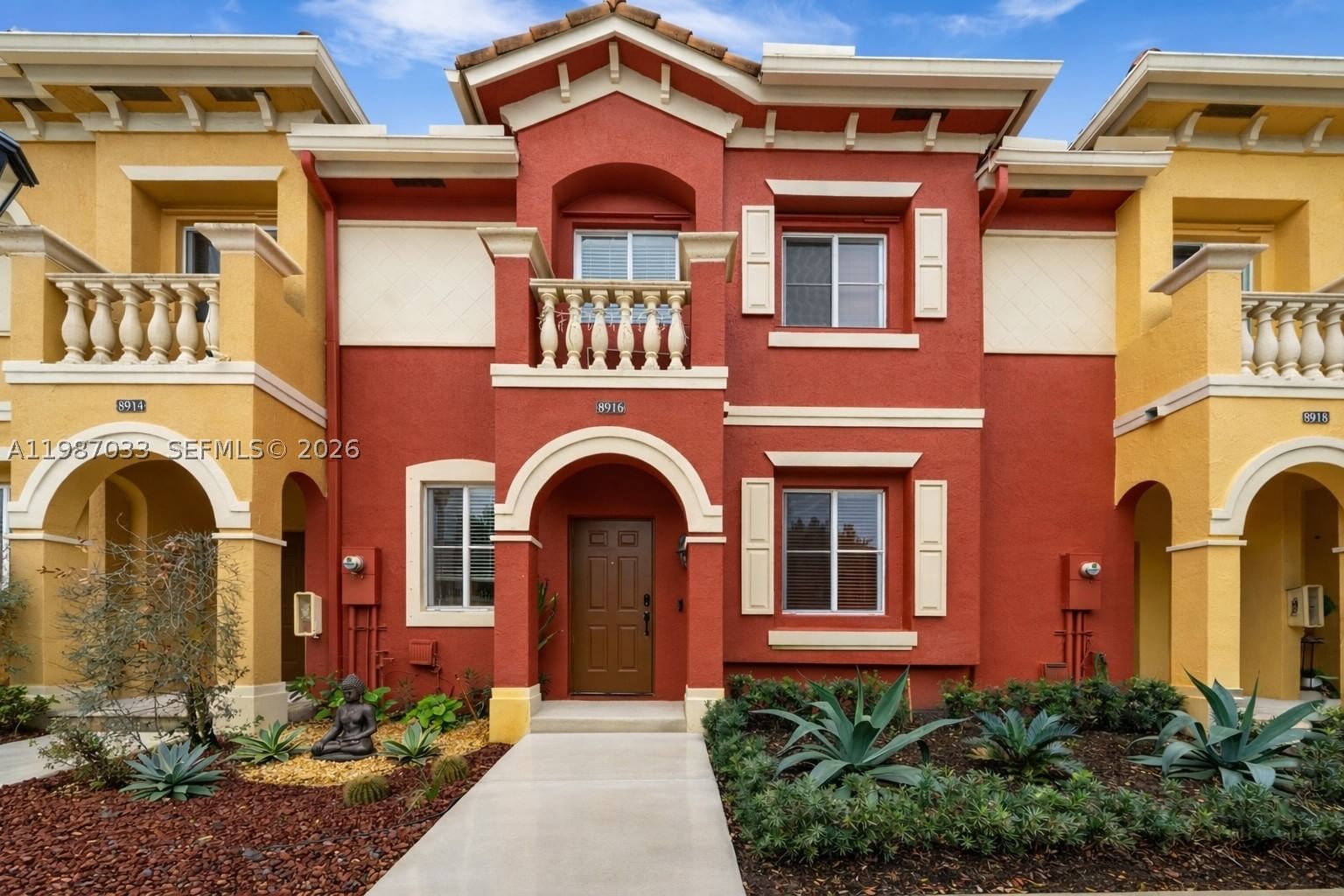 Real estate property located at 8916 19th St, Broward, Village Walk, Miramar, FL