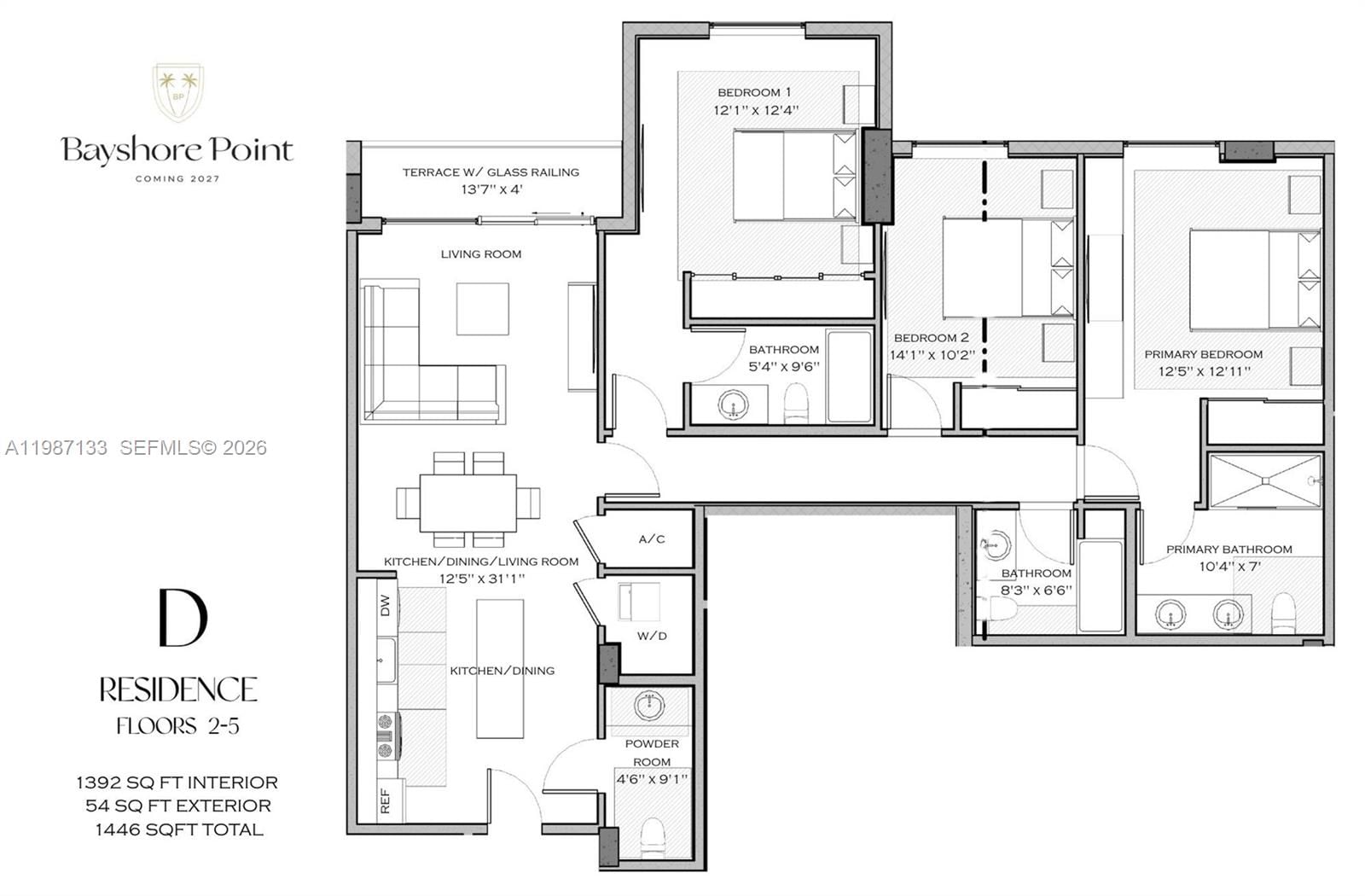 Real estate property located at 7860 Bayshore Ct #2D, Miami-dade, Upper East Side, Miami, FL