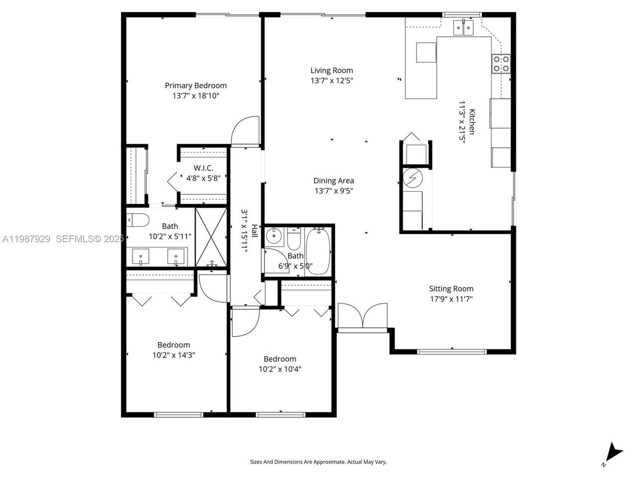 Real estate property located at 14446 96th Ter, Miami-dade, Munne Sub, Miami, FL