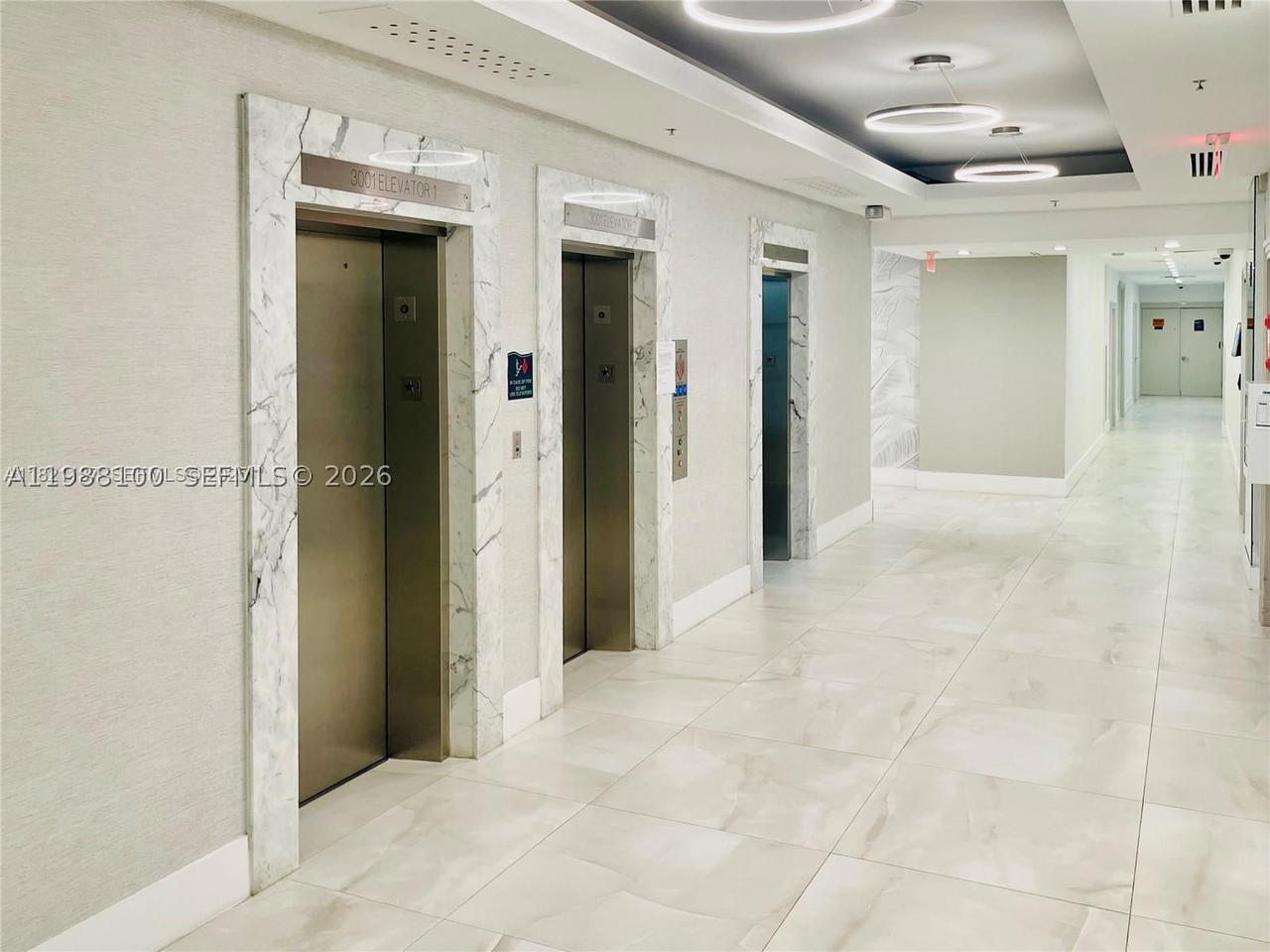 Real estate property located at 3001 Ocean Dr #101, Broward, Residences On Hollywood B, Hollywood, FL