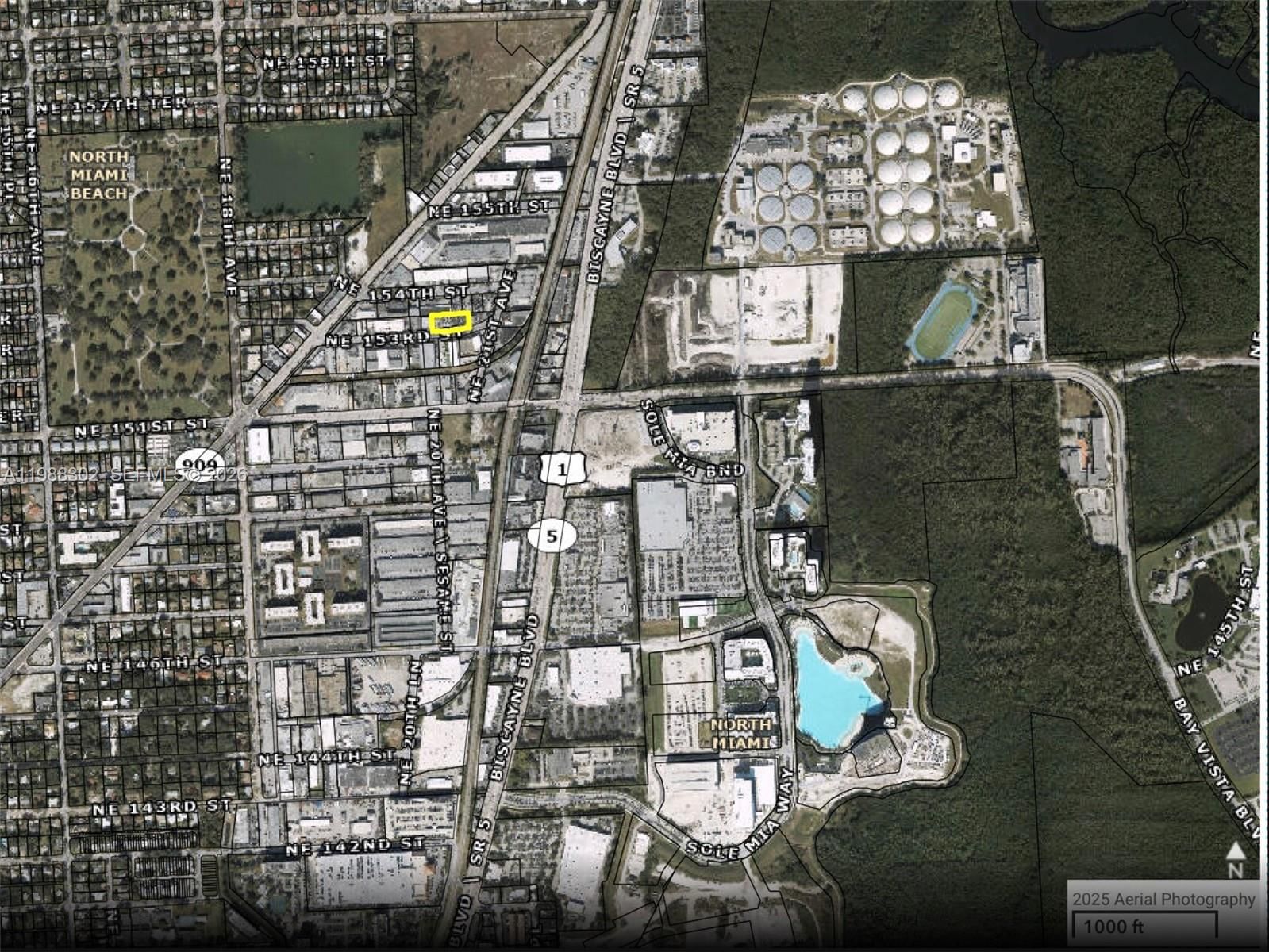 Real estate property located at 1981 153rd St, Miami-dade, Industrial Railroad Sub, North Miami Beach, FL
