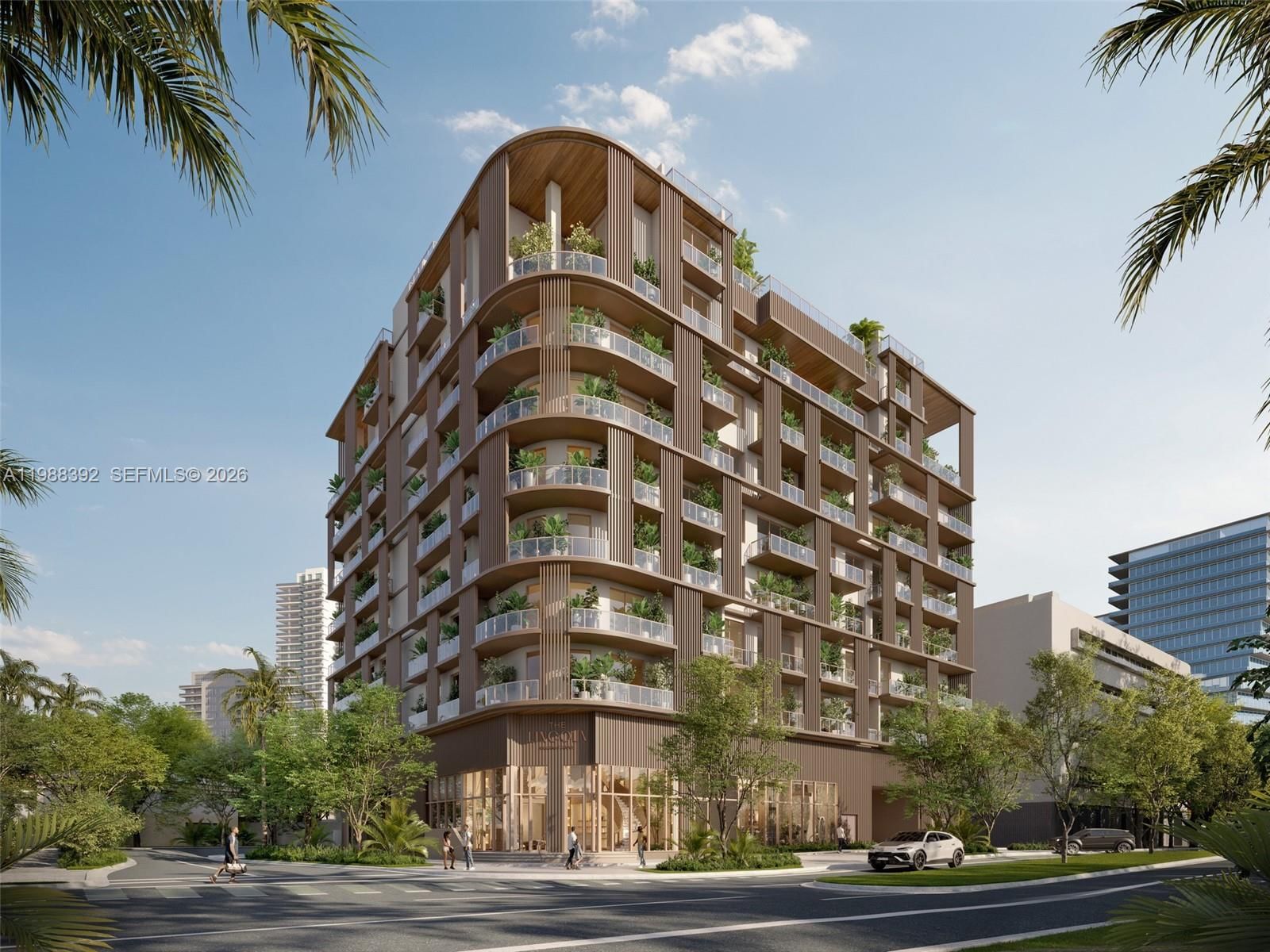 Real estate property located at 2650 Lincoln Ave #203, Miami-dade, The Lincoln, Miami, FL
