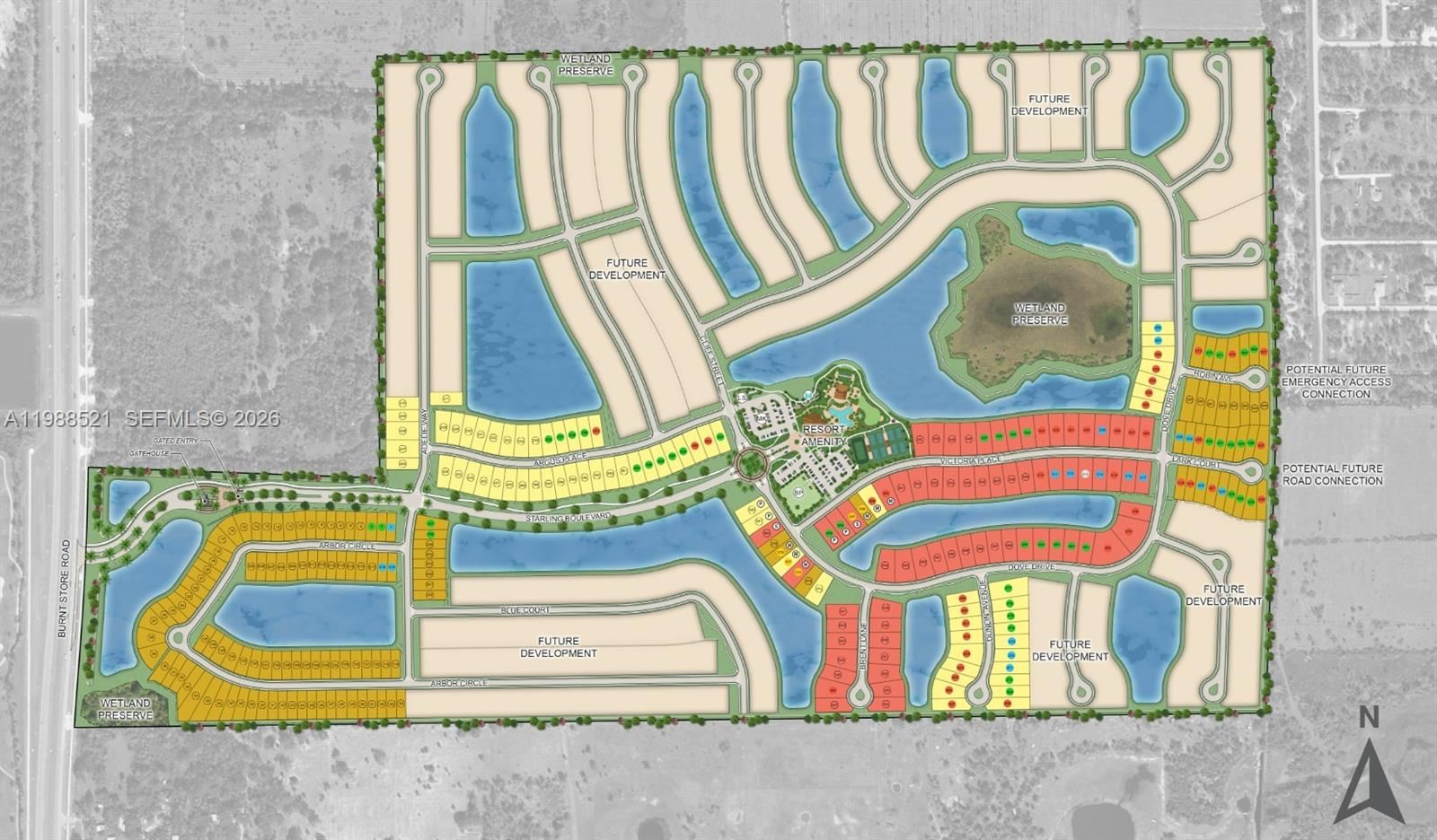 Real estate property located at 26872 Dove Drive, Charlotte, Esplanade At Starling, Punta Gorda, FL