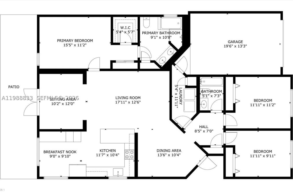 Real estate property located at 19031 54th Ave, Miami-dade, Monterrey 2nd Addn, Miami, FL
