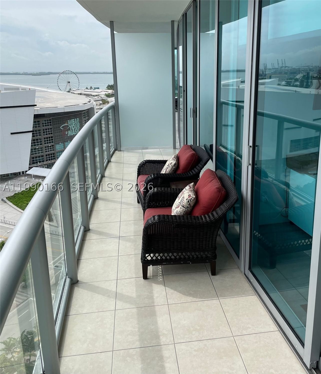 Real estate property located at 888 Biscayne Blvd #1810, Miami-dade, Marinablue Condo, Miami, FL
