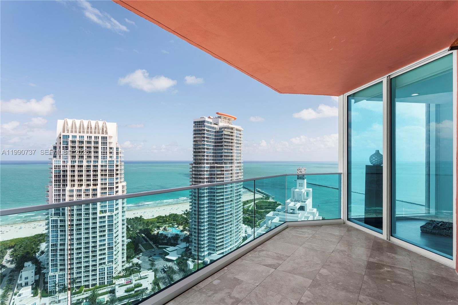Real estate property located at 300 Pointe Dr #3405, Miami-dade, Portofino Tower Condo, Miami Beach, FL