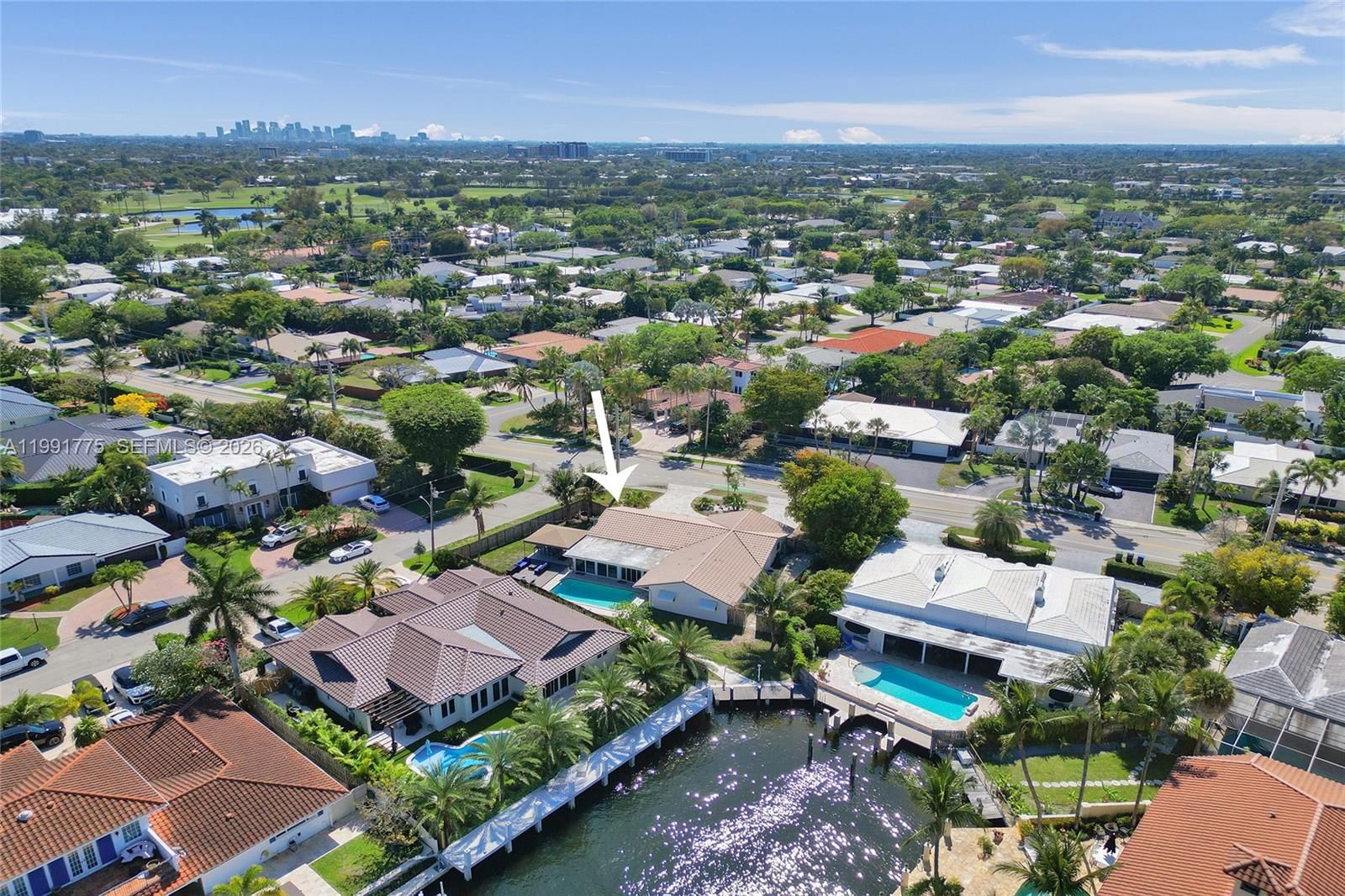 Real estate property located at 4100 Bayview Dr, Broward, Coral Ridge Country Club, Fort Lauderdale, FL