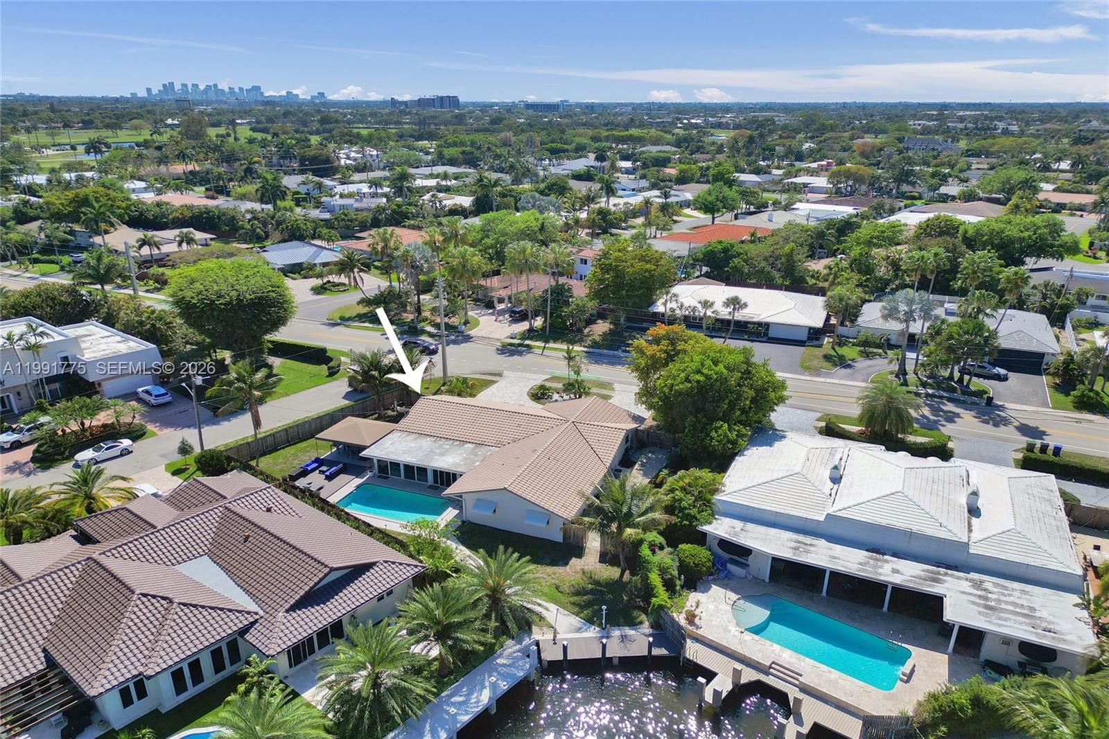 Real estate property located at 4100 Bayview Dr, Broward, Coral Ridge Country Club, Fort Lauderdale, FL