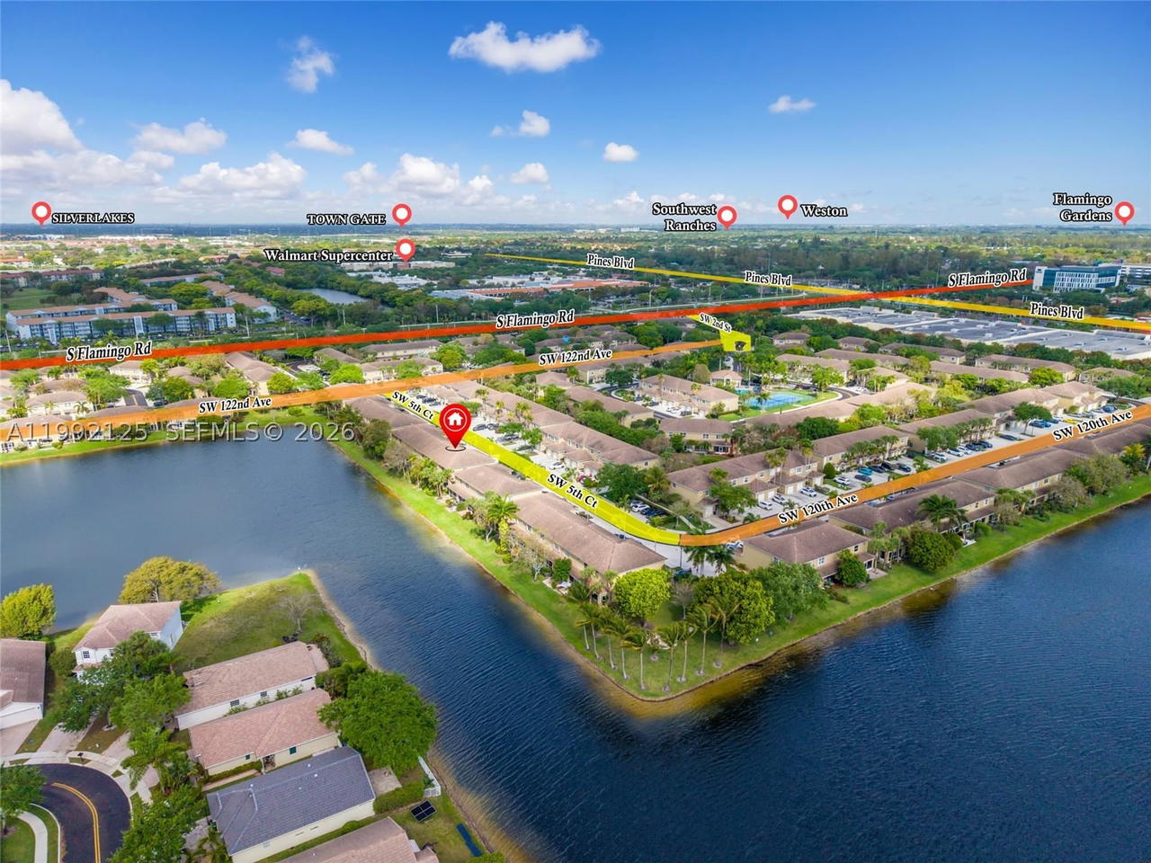 Real estate property located at 12158 5th Ct, Broward, Pelican Pointe, Pembroke Pines, FL