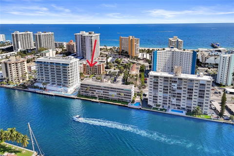 Real estate property located at 400 Riverside Dr #503, Broward, Lado Del Rio Condo, Pompano Beach, FL