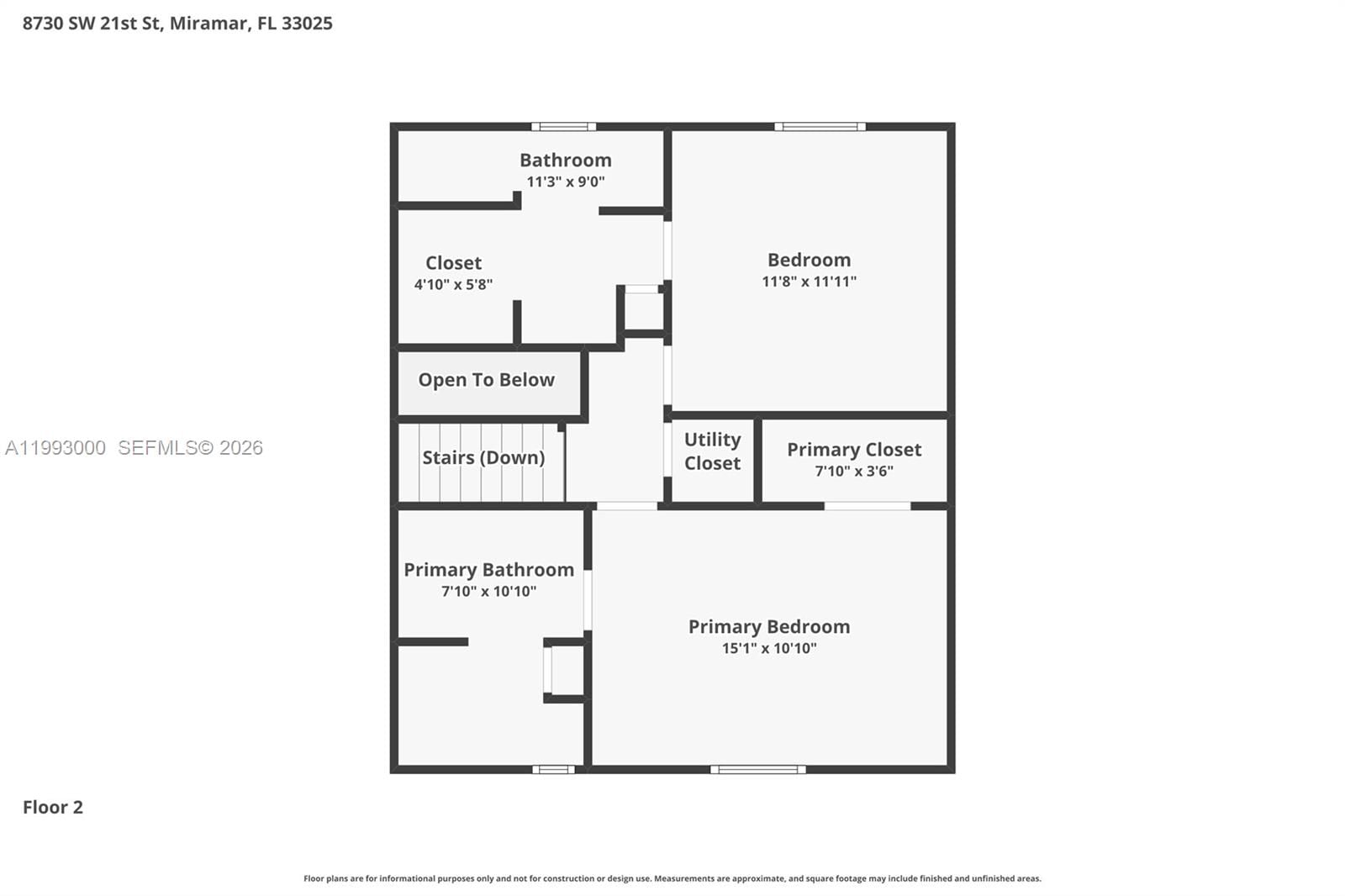 Real estate property located at 8730 21st St, Broward, University Park, Miramar, FL