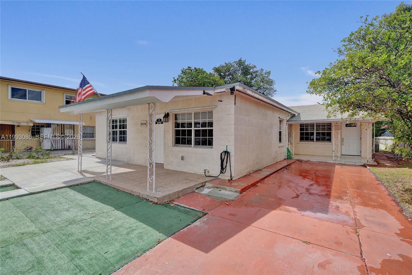 Real estate property located at 4326 4th St, Miami-dade, Watson Sub, Miami, FL