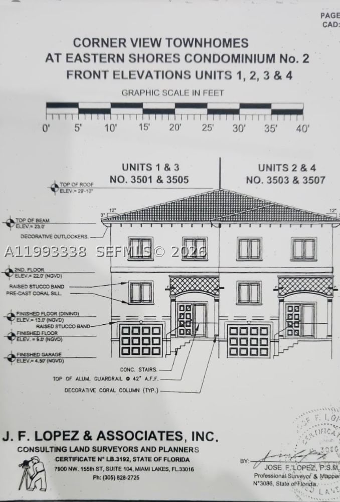 Real estate property located at 3506 166th St #4, Miami-dade, Corner View Townhomes At, North Miami Beach, FL