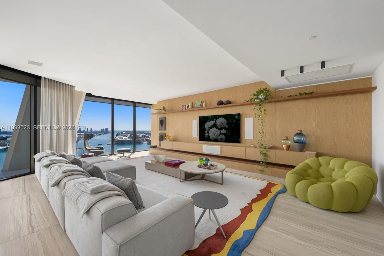 Real estate property located at 1000 Biscayne Blvd #2702, Miami-dade, One Thousand Museum Condo, Miami, FL