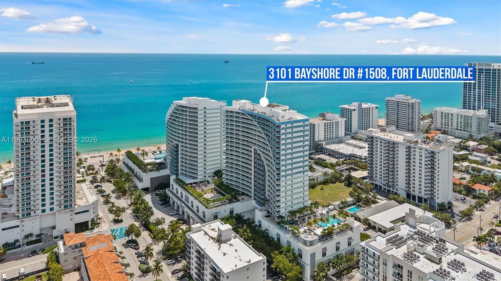 Real estate property located at 3101 Bayshore Dr #1508, Broward, Fort Lauderdale Residence, Fort Lauderdale, FL