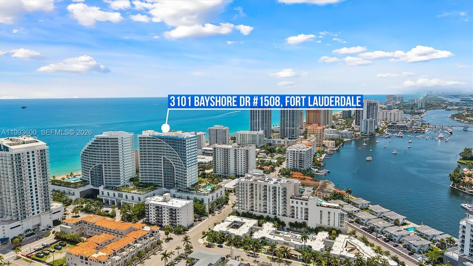 Real estate property located at 3101 Bayshore Dr #1508, Broward, Fort Lauderdale Residence, Fort Lauderdale, FL
