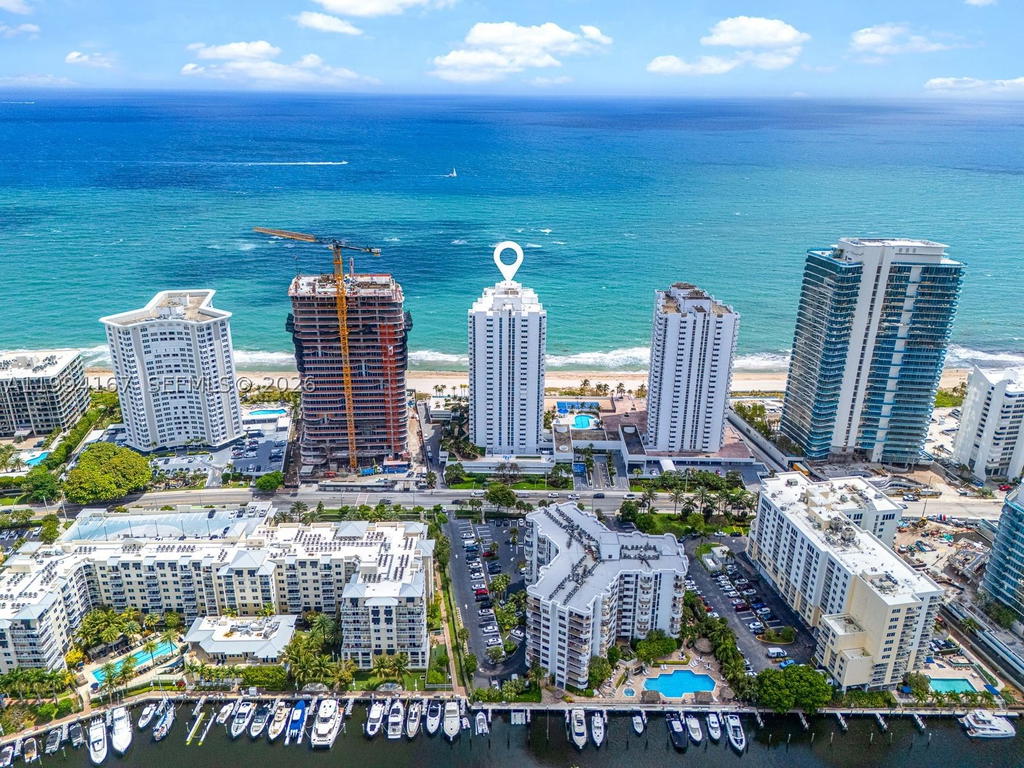 Real estate property located at 1360 Ocean Blvd #1605, Broward, Renaissance Of Pompano Be, Pompano Beach, FL