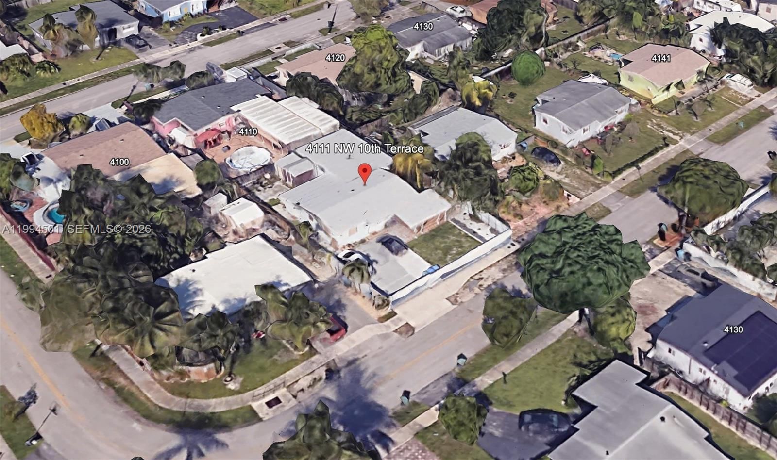 Real estate property located at 4111 10th Ter, Broward, Twin Lakes Homes Sec 2, Oakland Park, FL