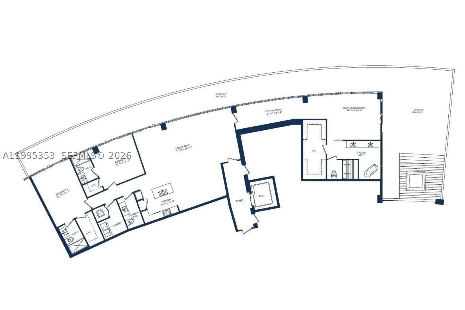 Real estate property located at 2200 Ocean Blvd N804, Broward, 2200 Fort Lauderdale Beac, Fort Lauderdale, FL