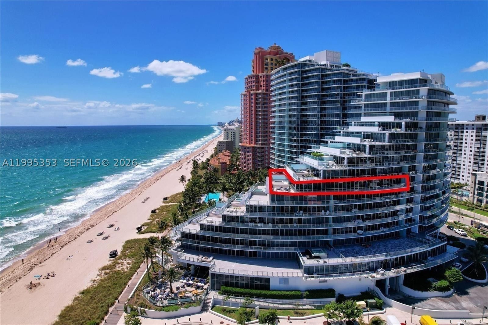 Real estate property located at 2200 Ocean Blvd N804, Broward, 2200 Fort Lauderdale Beac, Fort Lauderdale, FL