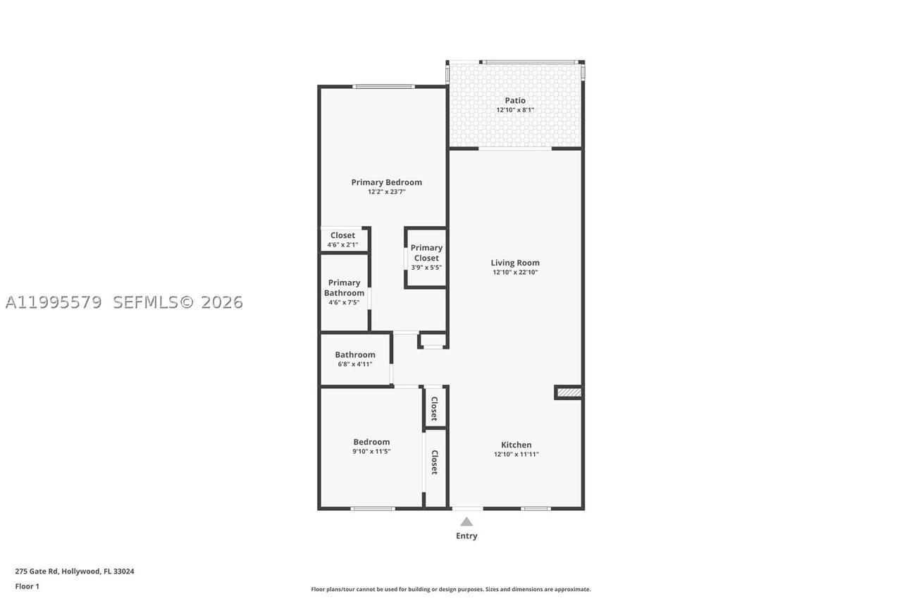 Real estate property located at 275 Gate Rd #104, Broward, Villas At Carriage Hills, Hollywood, FL